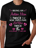Autism Mom T-Shirt - Twice the Love