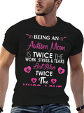 Autism Mom T-Shirt - Twice the Love