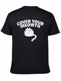 Cover Your Meowth Funny Cat T-Shirt