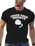 Cover Your Meowth Funny Cat T-Shirt