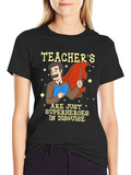 Teacher Superhero Graphic T-Shirt