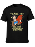 Teacher Superhero Graphic T-Shirt