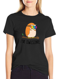 Im Owlsome T-Shirt - Funny Owl with Rainbow Glasses