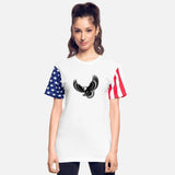 Expressive Eagle With Spread Wings