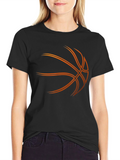 Basketball Graphic Tee - Black