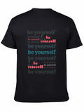 Be Yourself Graphic Print Tee