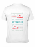 Be Yourself Graphic Print Tee