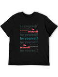 Be Yourself Graphic Print Tee