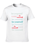 Be Yourself Graphic Print Tee