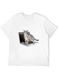 Trabajo Con Ordenadores Cat T-Shirt