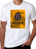 October Vibes Vampire Graphic T-Shirt