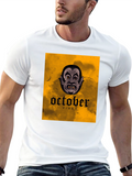 October Vibes Vampire Graphic T-Shirt