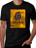 October Vibes Vampire Graphic T-Shirt