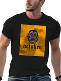 October Vibes Vampire Graphic T-Shirt