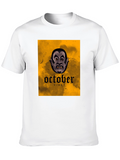 October Vibes Vampire Graphic T-Shirt