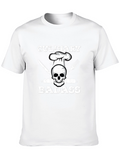 Culinary Badass T-Shirt - Chef Skull Design
