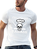 Culinary Badass T-Shirt - Chef Skull Design