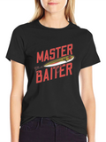 Master Baiter Fishing T-Shirt - Black