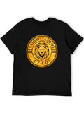 Lion Crest Graphic Black T-Shirt