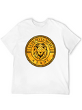 Lion Crest Graphic Black T-Shirt