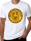 Lion Crest Graphic Black T-Shirt