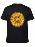 Lion Crest Graphic Black T-Shirt
