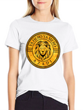 Lion Crest Graphic Black T-Shirt