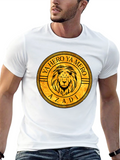 Lion Crest Graphic Black T-Shirt