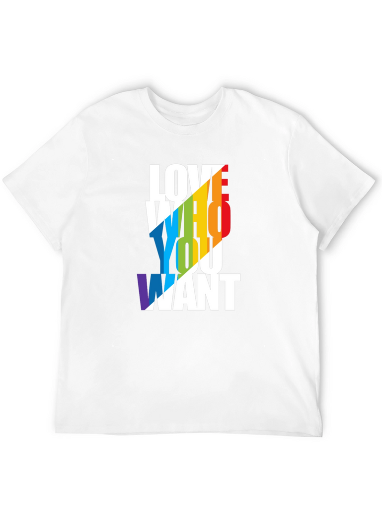 Love Who You Want LGBT Pride T-Shirt