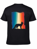 Retro Fox Silhouette Graphic Tee
