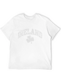 Ireland Shamrock Graphic T-Shirt - Distressed Print
