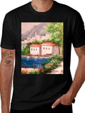 Scenic Lake View Graphic Tee