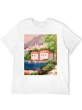 Scenic Lake View Graphic Tee
