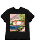 Scenic Lake View Graphic Tee
