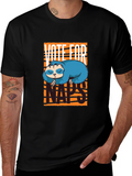 Vote For Naps Sloth Graphic T-Shirt