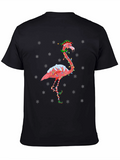 Festive Flamingo Christmas T-Shirt