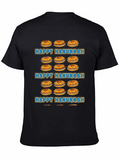 Happy Hanukkah Jelly Donut Graphic T-Shirt