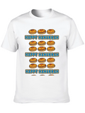 Happy Hanukkah Jelly Donut Graphic T-Shirt