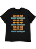 Happy Hanukkah Jelly Donut Graphic T-Shirt