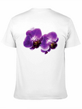 Orchid Blossom Black T-Shirt