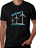 Wind Turbines Electrifying Graphic T-Shirt