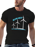 Wind Turbines Electrifying Graphic T-Shirt