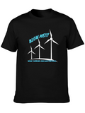 Wind Turbines Electrifying Graphic T-Shirt