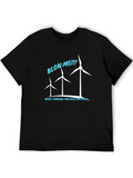 Wind Turbines Electrifying Graphic T-Shirt