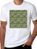 Camo Pattern Black T-Shirt - Casual Style