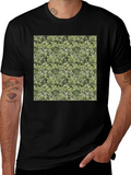 Camo Pattern Black T-Shirt - Casual Style