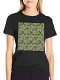 Camo Pattern Black T-Shirt - Casual Style