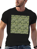 Camo Pattern Black T-Shirt - Casual Style