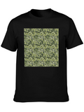 Camo Pattern Black T-Shirt - Casual Style