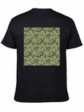 Camo Pattern Black T-Shirt - Casual Style